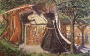 Dante Gabriel Rossetti Arthur-s Tomb painting